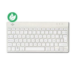 R-Go Tools Compact Break Clavier ergonomique sans fil Bluetooth - Transportable - Blanc R-Go Tools Compact Break Clavier ergonomique sans fil Bluetooth - Transportable - Blanc