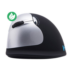 R-Go Tools Souris ergonomique verticale sans fil gaucher R-Go HE - Taille L - Noir et Argent R-Go Tools Souris ergonomique verticale sans fil gaucher R-Go HE - Taille L - Noir et Argent