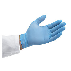 Rękawice nitrylowe niebieskie, 100 sztuk