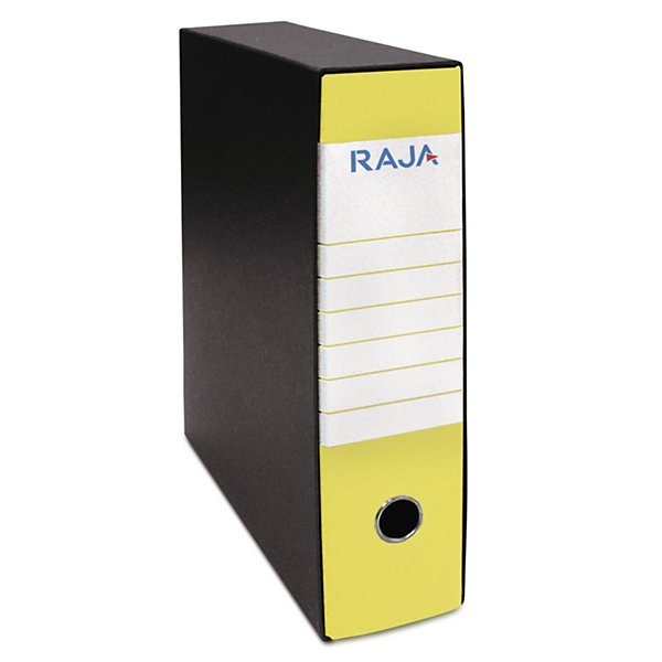 Raccoglitore ad anelli rosso RAJA formato commerciale 28,5x32,2cm dorso 8cm - 4