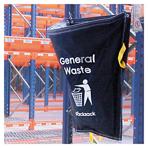 Racksack waste recycling and segregation bags