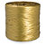 Raffia effect gift ribbon, gold, 200M - 1