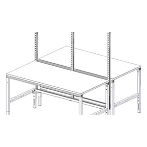 Rail entre plateaux 800 mm