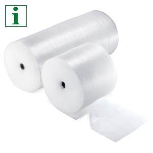 RAJA 30% Recycled Small Perforated Bubble Wrap Rolls 