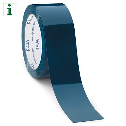 RAJA 48mm coloured tape, blue, pack of 36 - 1