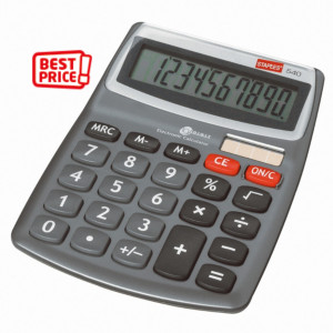 RAJA 540 Calculatrice de bureau 10 chiffres
