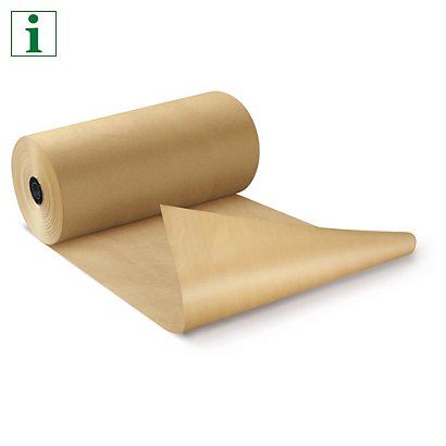 RAJA 90gsm Kraft paper rolls, 1000mmx225m - 1