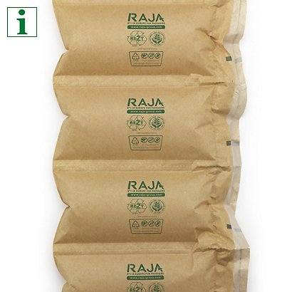 RAJA AirWave PaperWave® Bio Pillow Rolls, 150x210mm cushion - 1