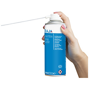 RAJA Aria compressa rimuovi polvere, Infiammabile - HFC Free, Bomboletta da 200 ml RAJA Aria compressa rimuovi polvere, Infiammabile - HFC Free, Bomboletta da 200 ml