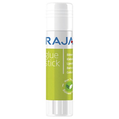 Raja Bâton de colle fait à partir de composants naturels, sans solvant, non toxique, 10 g, transparent - 1