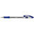 RAJA BallPoint Medium Bolígrafo de punta de bola, punta mediana, cuerpo de plástico translúcido con grip, tinta azul - 2