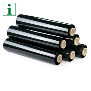 RAJA black blown stretch film hand rolls RAJA black blown stretch film hand rolls