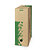 RAJA Boîte archives carton recyclé - Dos 12 cm - Kraft / Vert - Lot de 25 - 2
