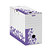 RAJA Boîte archives montage automatique en carton - Dos 15 cm - Blanc / Violet - Lot de 20 - 1