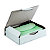 RAJA Boîte d'expédition blanche en carton simple cannelure - L.24 x l.17 x H.5 cm - Lot de 50 - 1