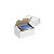 RAJA Boîte d'expédition blanche en carton simple cannelure - L.int. 25 x l.15 x H.10 cm - Lot de 50 - 1
