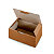 RAJA Boîte d'expédition brune en carton simple cannelure - L.25 x l.15 x H.10 cm - Lot de 50 - 2