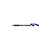 RAJA Bolígrafo de gel, punta mediana de 0,7 mm, cuerpo de plástico translúcido con grip, tinta Azul - 2