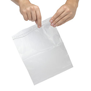 RAJA Bolsa de plástico transparente cierre zip, 7 x 10 cm (ancho x alto)