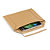 RAJA brown cardboard envelopes with adhesive strip, 440x320mm, pack of 50 - 2