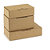 RAJA brown foam postal boxes, 125x100x50mm - 2