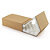 RAJA brown foam slider postal boxes, 275x180x50mm - 3