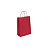 RAJA Busta Shopper, 22 x 29 x 10 cm, Carta Kraft liscia, Rosso (confezione 50 pezzi) - 1