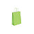 RAJA Busta Shopper, 22 x 29 x 10 cm, Carta Kraft liscia, Verde mela (confezione 50 pezzi) - 1