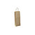 RAJA Busta Shopper per 1 bottiglia, 14 x 39,5 x 8,5 cm, Carta Kraft, Avana (confezione 25 pezzi) - 1