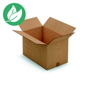 RAJA Caisse américaine carton double cannelure - L.int. 50 x l.31 x h.31 cm - Kraft brun - Lot de 15 RAJA Caisse américaine carton double cannelure - L.int. 50 x l.31 x h.31 cm - Kraft brun - Lot de 15