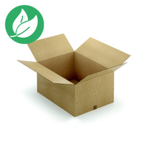 RAJA Caisse américaine carton double cannelure - L.int. 78 x l.58 x h.40 cm - Kraft brun - Lot de 5 RAJA Caisse américaine carton double cannelure - L.int. 78 x l.58 x h.40 cm - Kraft brun - Lot de 5