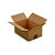 RAJA Caisse américaine carton simple cannelure - L.27 x l.19 x H.12 cm - Kraft brun - Lot de 25 - 1