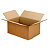 RAJA Caisse américaine carton simple cannelure - L.31 x l.22 x H.15 cm - Kraft brun - Lot de 25 - 2