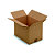 RAJA Caisse américaine carton simple cannelure - L.35 x l.23 x H.25 cm - Kraft brun - Lot de 25 - 1