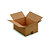 RAJA Caisse américaine carton simple cannelure - L.36 x l.27 x H.16 cm - Kraft brun - Lot de 25 - 1