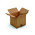 RAJA Caisse américaine carton simple cannelure - L.40 x l.40 x H.40 cm - Kraft brun - Lot de 25 - 1