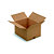 RAJA Caisse américaine carton simple cannelure - L.50 x l.40 x H.30 cm - Kraft brun - Lot de 20 - 1