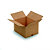 RAJA Caisse américaine carton simple cannelure - L.50 x l.40 x H.40 cm - Kraft brun - Lot de 20 - 1