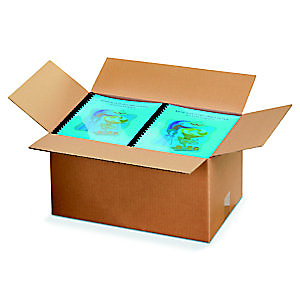 RAJA Caisse américaine carton simple cannelure - L.int. 35 x l.22 x h.20 cm - Kraft brun - Lot de 25 RAJA Caisse américaine carton simple cannelure - L.int. 35 x l.22 x h.20 cm - Kraft brun - Lot de 25