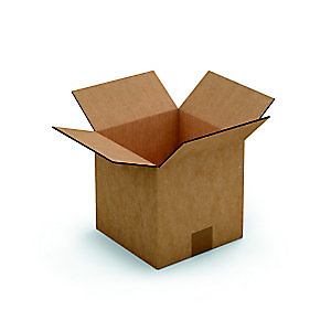 RAJA Caisse américaine carton simple cannelure - L.int. 40 x l.40 x h.40 cm - Kraft brun RAJA Caisse américaine carton simple cannelure - L.int. 40 x l.40 x h.40 cm - Kraft brun