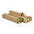 RAJA Caisse longue en carton brun - L.80 x 10 x 10 cm - Lot de 15 - 1