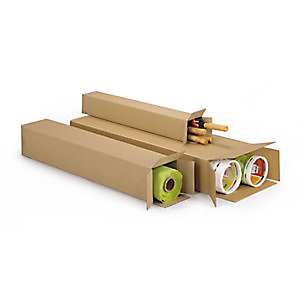 RAJA Caisse longue en carton brun - L.80 x 10 x 10 cm RAJA Caisse longue en carton brun - L.80 x 10 x 10 cm