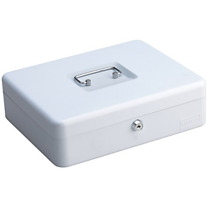 RAJA Caissette à monnaie petit modèle L.15 x H.8 x P.12 cm - Blanc RAJA Caissette à monnaie petit modèle L.15 x H.8 x P.12 cm - Blanc