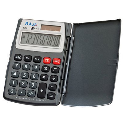 RAJA Calculatrice de poche 520 - 10 chiffres