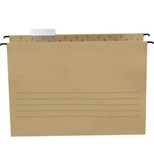 RAJA Carpeta colgante para cajón A4 lomo V Kraft RAJA Carpeta colgante para cajón A4 lomo V Kraft