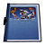 RAJA Chemise à clip métal en PVC - 30 feuilles - Bleu - Lot de 25 - 4