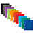 RAJA Chemise à élastiques 3 rabats Format 24 x 32 cm - Coloris assortis Tonic - 2