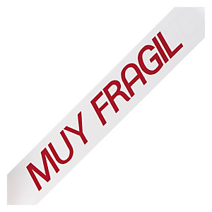 RAJA Cinta de embalar PP mensaje MUY FRAGIL 50mm x 66 m RAJA Cinta de embalar PP mensaje MUY FRAGIL 50mm x 66 m