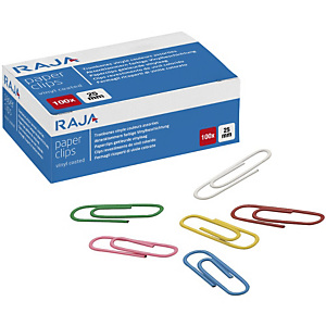 RAJA Clips de colores 25 mm. - Surtido RAJA Clips de colores 25 mm. - Surtido