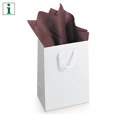 RAJA Coloured tissue paper reams, chocolate - 1